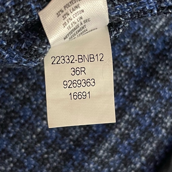 Bonobos Unstructured Blazer Men’s 36R Slim Fit Sport Coat Jacket - Picture 10 of 10